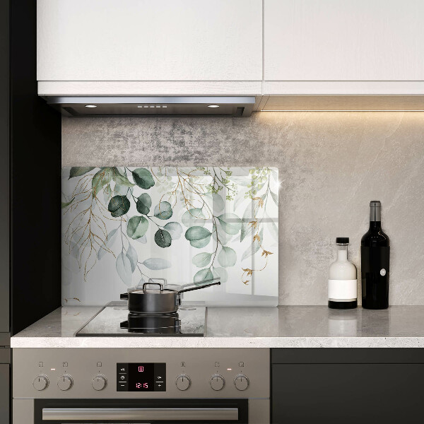 Cobertura placa vitrocerámica Plantas pintadas