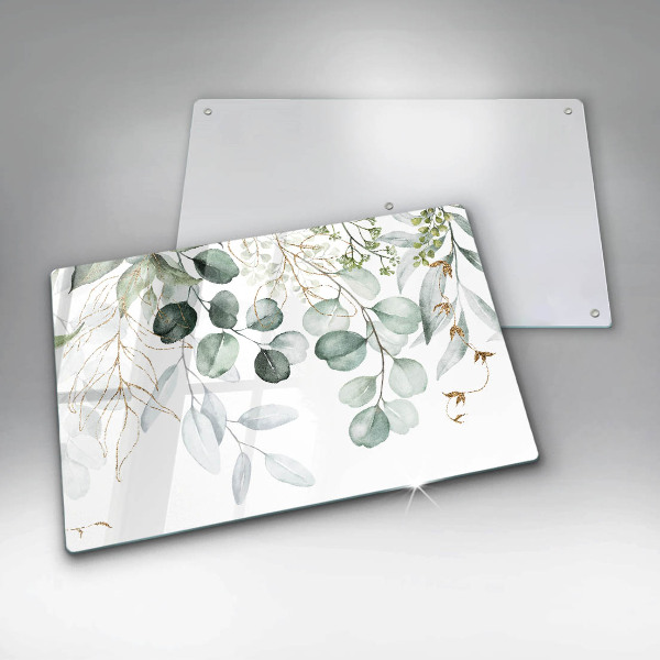 Cobertura placa vitrocerámica Plantas pintadas