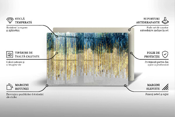 Cobertura placa vitrocerámica Abstração do designer