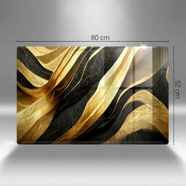 Protetor para fogão de vidro Abstração elegante