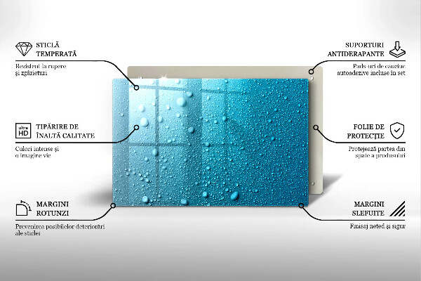 Cobertura placa vitrocerámica Gotas de água