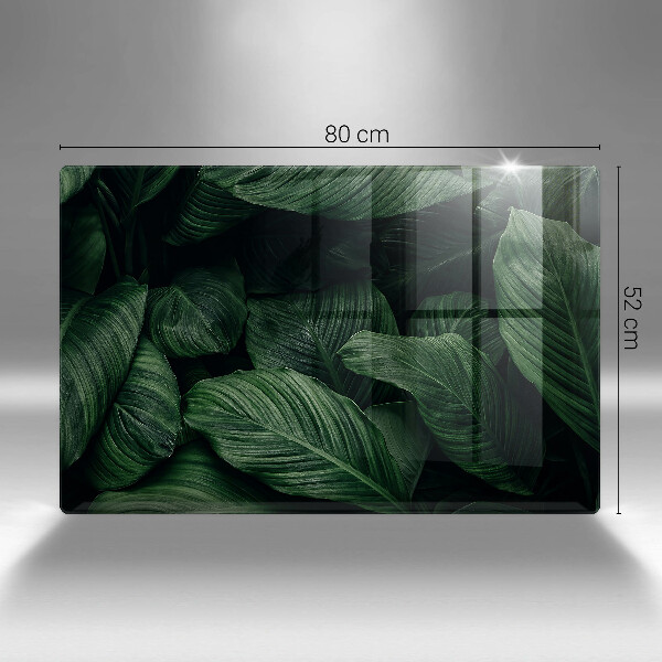 Cobertura placa vitrocerámica Folhas escuras