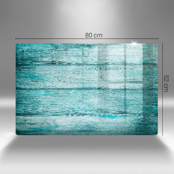 Protetor para fogão de vidro Tábuas de madeira vintage