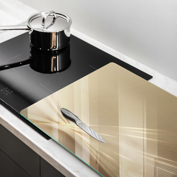 Protetor para fogão de vidro Abstração moderna