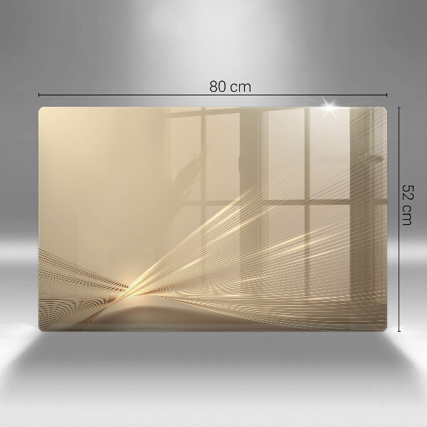 Protetor para fogão de vidro Abstração moderna