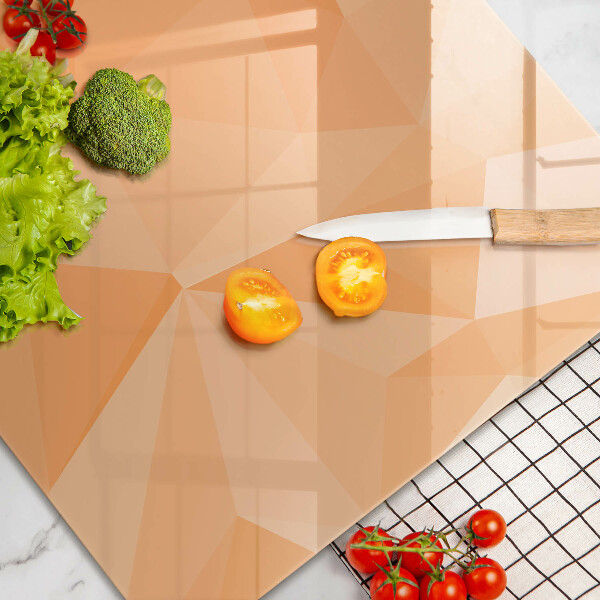 Protetor de fogão de vidro Fundo geométrico