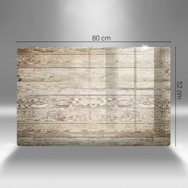 Protetor para fogão de vidro Tábuas de madeira