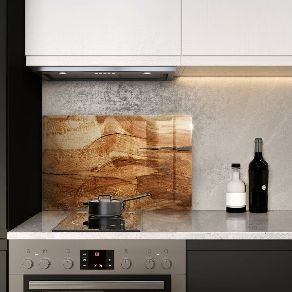 Cobertura placa vitrocerámica Textura de tábua de madeira