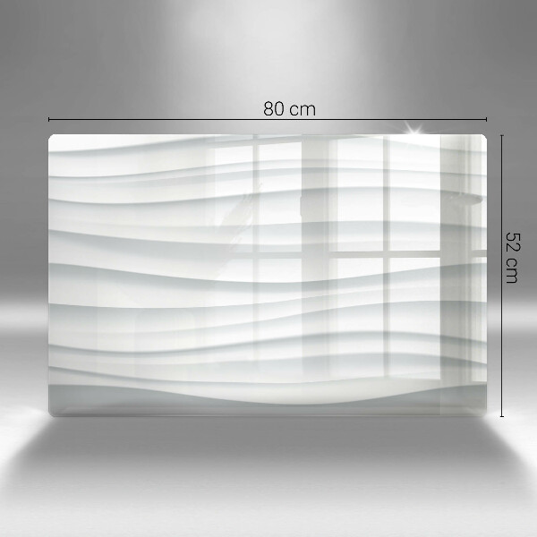 Protetor de fogão de vidro Estrutura moderna