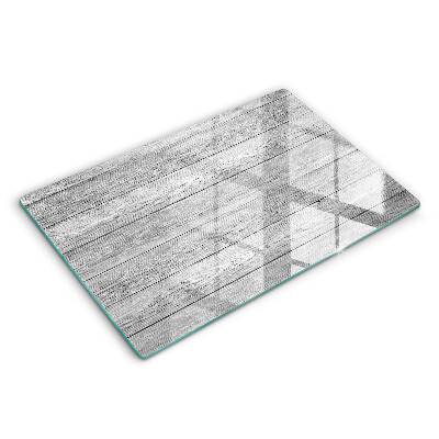 Protetor para fogão de vidro Tábuas de madeira velhas