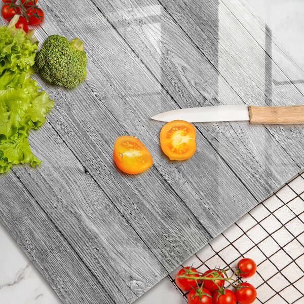 Protetor para fogão de vidro Tábuas de madeira velhas