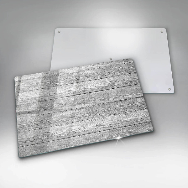 Protetor para fogão de vidro Tábuas de madeira velhas