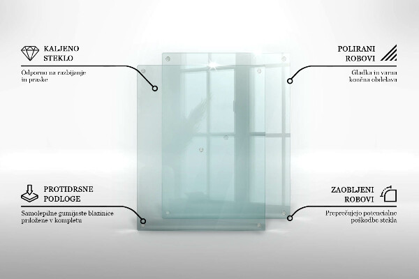 Placa de proteção transparente para indução 2x40x52 cm