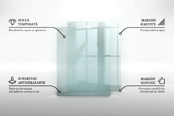 Placa de proteção transparente para indução 2x40x52 cm