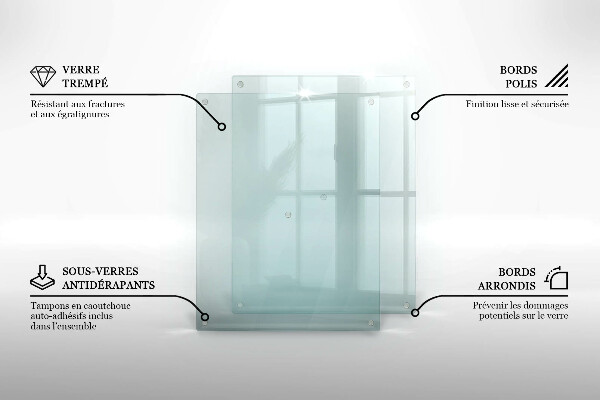 Placa de proteção transparente para indução 2x40x52 cm