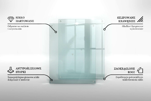 Placa de proteção transparente para indução 2x40x52 cm