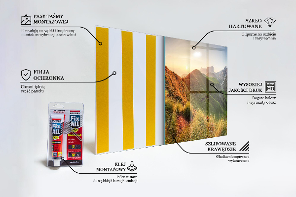 Painel cozinha Pôr do sol sobre o mar