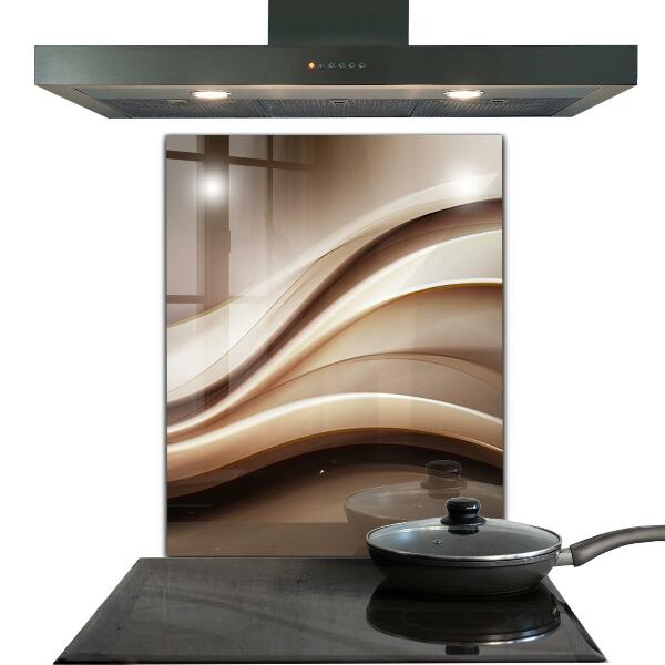 Painel cozinha Abstração de Ondas de Energia