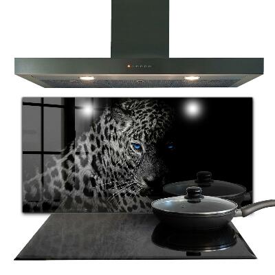 Backsplash cozinha Gato selvagem pantera escura