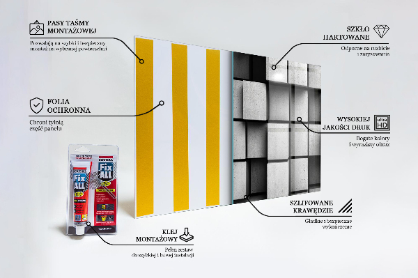 Backsplash cozinha Padrão geométrico de cubos