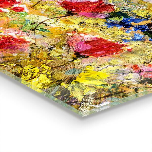 Backsplash cozinha Textura de folha verde