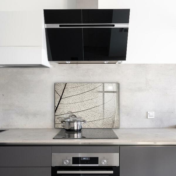 Backsplash cozinha Folha com gotas de orvalho da manhã