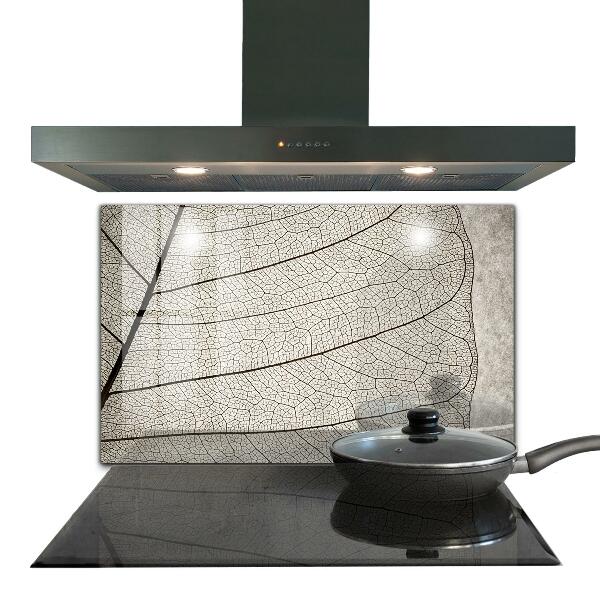 Backsplash cozinha Folha com gotas de orvalho da manhã