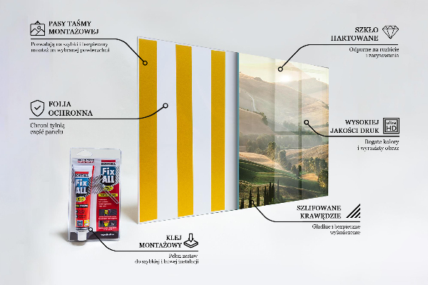 Painel para cozinha Prado de campo de tulipas rosa