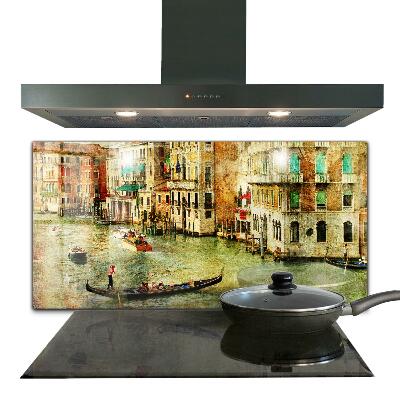 Backsplash cozinha Pintura vintage de Veneza, Itália