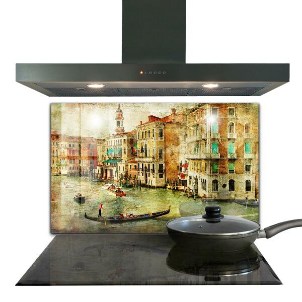 Backsplash cozinha Pintura vintage de Veneza, Itália