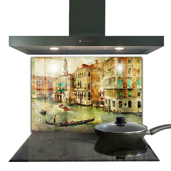 Backsplash cozinha Pintura vintage de Veneza, Itália