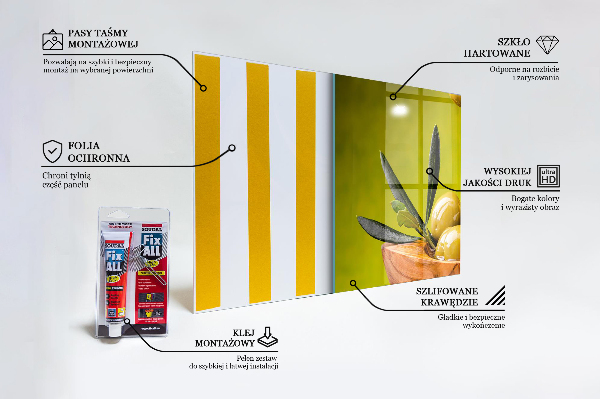 Painel cozinha Azeitonas verdes frescas
