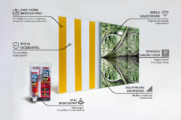 Painel para cozinha Prado com flores coloridas