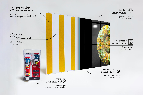 Painel para cozinha Natureza da Cauda de Camaleão