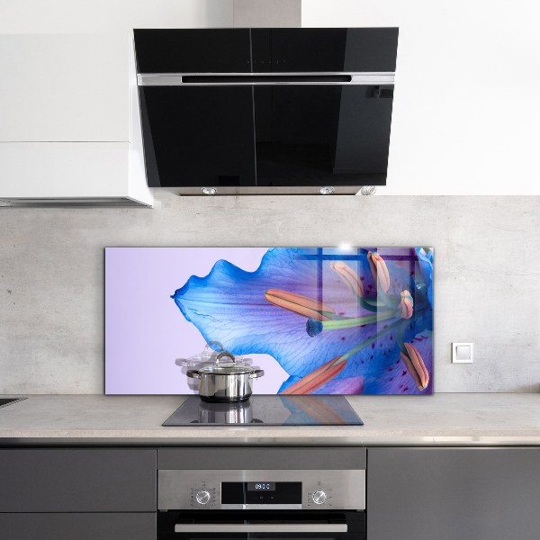 Painel para cozinha Flor de íris roxa