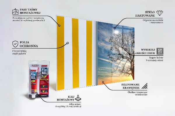 Backsplash cozinha Paisagem do Prado pela Manhã