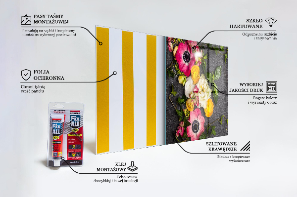 Painel para cozinha Detalhes delicados das folhas
