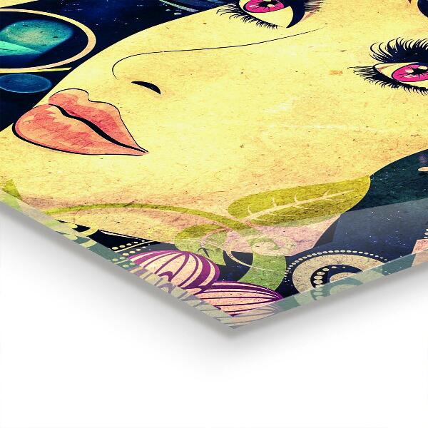 Painel para cozinha Garota em um dia de verão