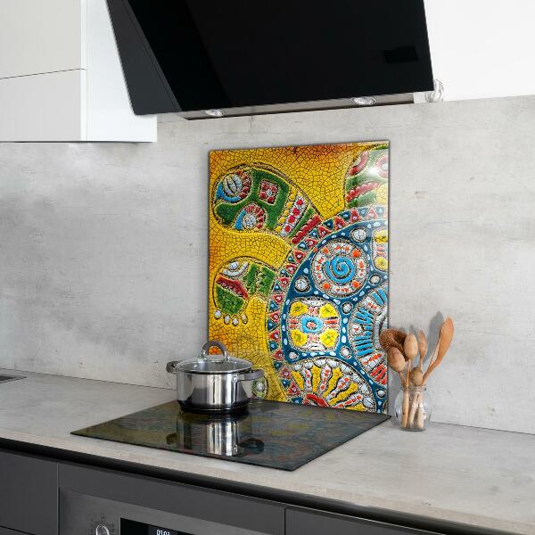 Painel cozinha Mosaico de cerâmica de tartaruga