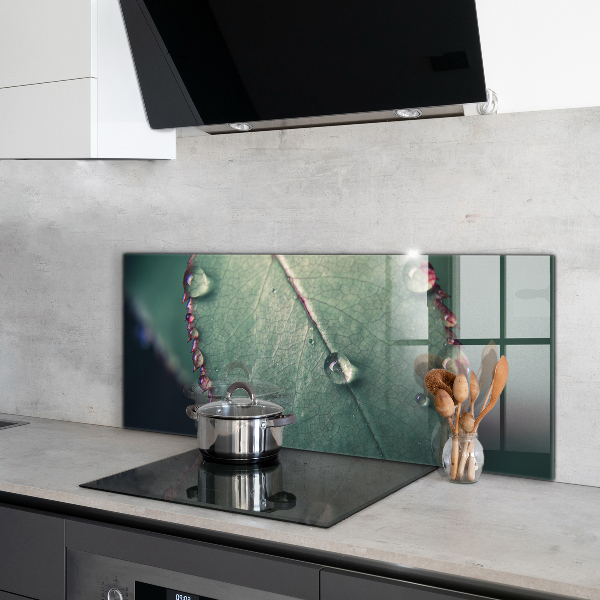 Painel para cozinha Detalhes da Papoula Vermelha