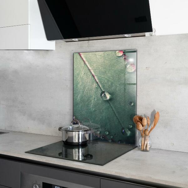 Painel para cozinha Detalhes da Papoula Vermelha