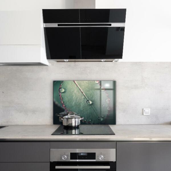 Painel para cozinha Detalhes da Papoula Vermelha