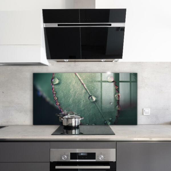 Painel para cozinha Detalhes da Papoula Vermelha