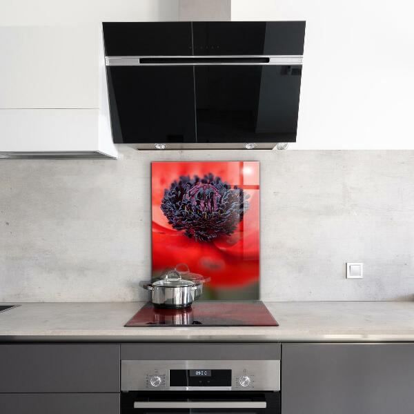 Backsplash cozinha Detalhes da Flor Roxa