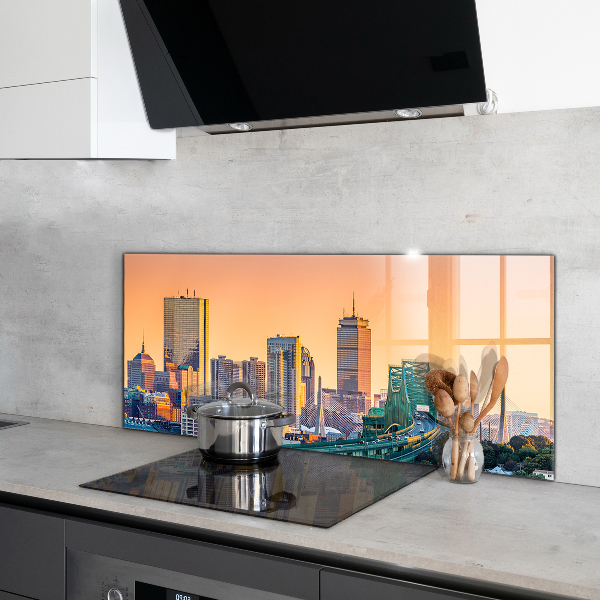 Painel para cozinha Panorama de Manhattan, Nova York