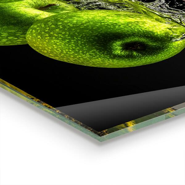 Backsplash cozinha Maçãs verdes na água