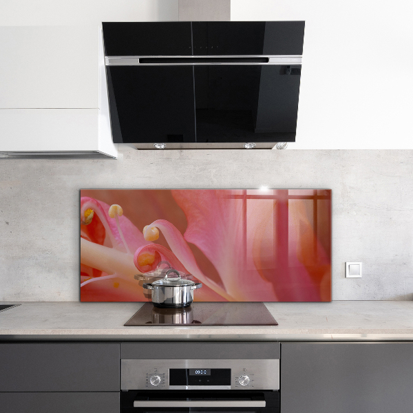 Painel para cozinha Lírios Rosa Beleza Natural