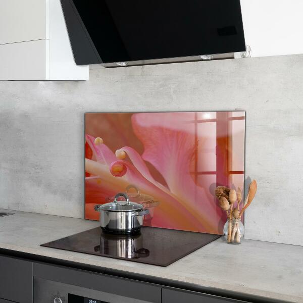 Painel para cozinha Lírios Rosa Beleza Natural