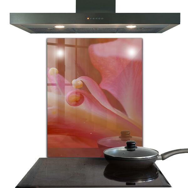 Painel para cozinha Lírios Rosa Beleza Natural