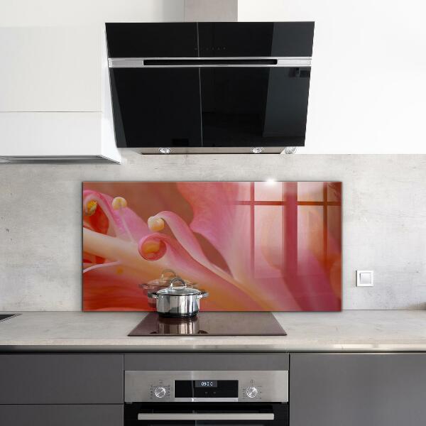 Painel para cozinha Lírios Rosa Beleza Natural